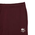 Maroon Red - Side - Lacoste Unisex Adult Tapered Leg Jogging Bottoms
