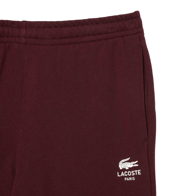 Maroon Red - Side - Lacoste Unisex Adult Tapered Leg Jogging Bottoms