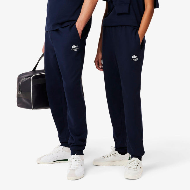 Blue - Back - Lacoste Unisex Adult Tapered Leg Jogging Bottoms