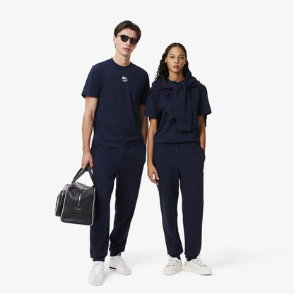 Blue - Side - Lacoste Unisex Adult Tapered Leg Jogging Bottoms