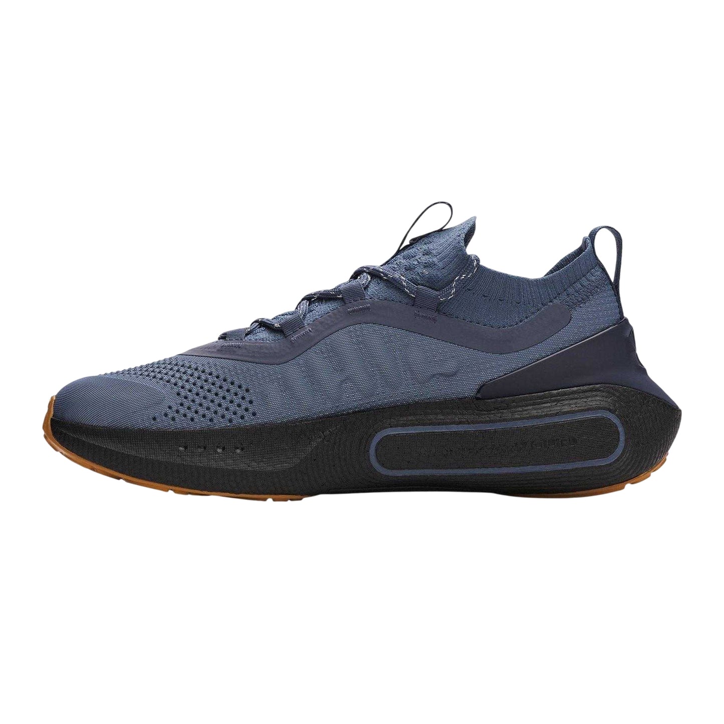 Blue - Back - Under Armour Womens-Ladies Phantom 4 Reflective Running Shoes