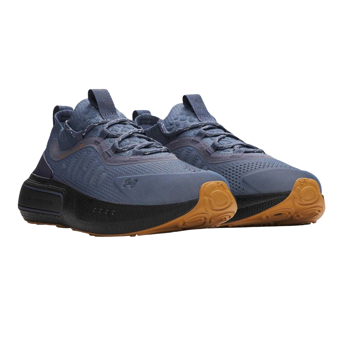 Blue - Pack Shot - Under Armour Womens-Ladies Phantom 4 Reflective Running Shoes