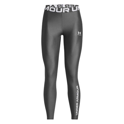 Grey - Front - Under Armour Womens-Ladies HeatGear Leggings