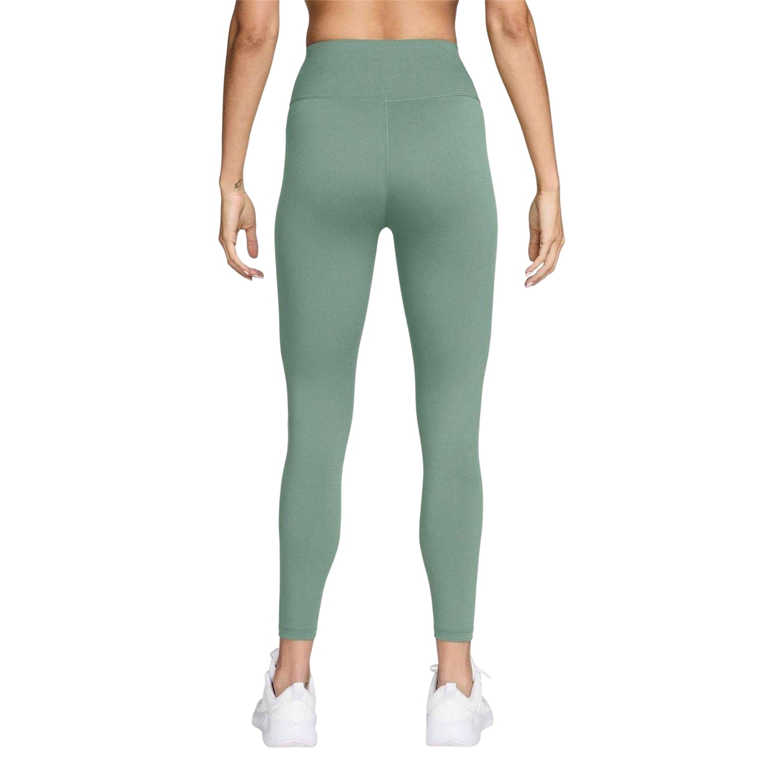 Stem Green - Back - Nike Womens-Ladies One 7-8 Gym Leggings