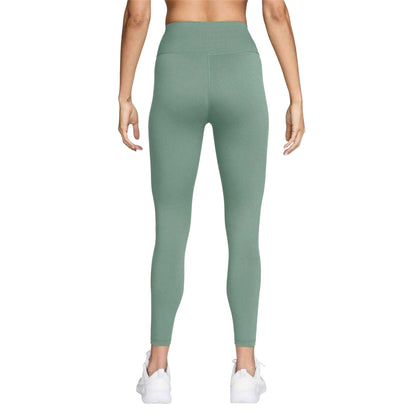 Stem Green - Back - Nike Womens-Ladies One 7-8 Gym Leggings