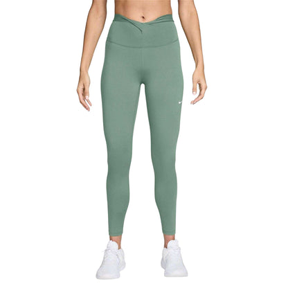 Stem Green - Front - Nike Womens-Ladies One 7-8 Gym Leggings