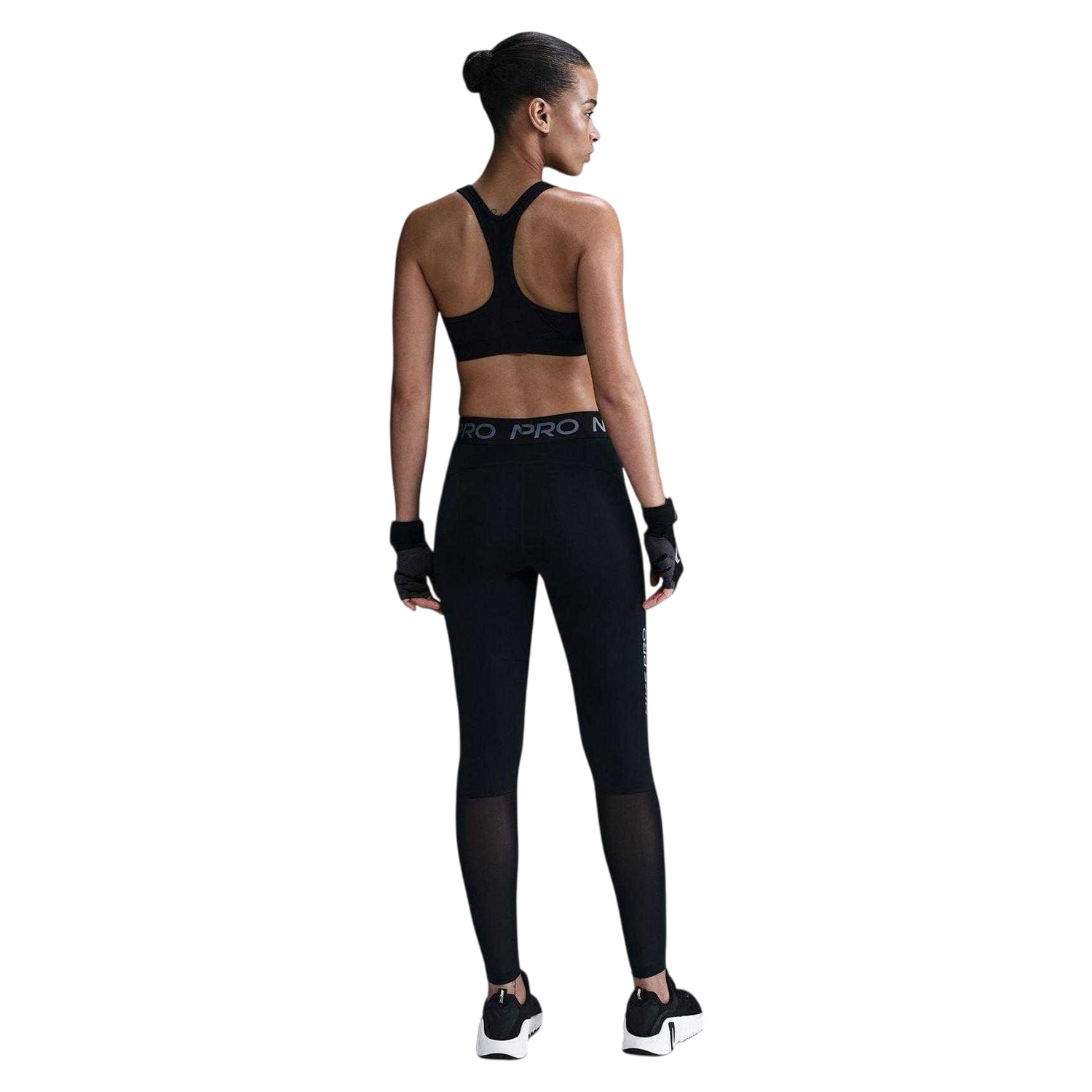 Black - Back - Nike Womens-Ladies Pro Dri-FIT Leggings