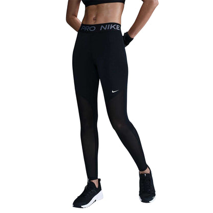 Black - Front - Nike Womens-Ladies Pro Dri-FIT Leggings