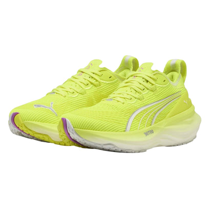 Yellow - Side - Puma Womens-Ladies Foreverrun Nitro 2 Running Shoes