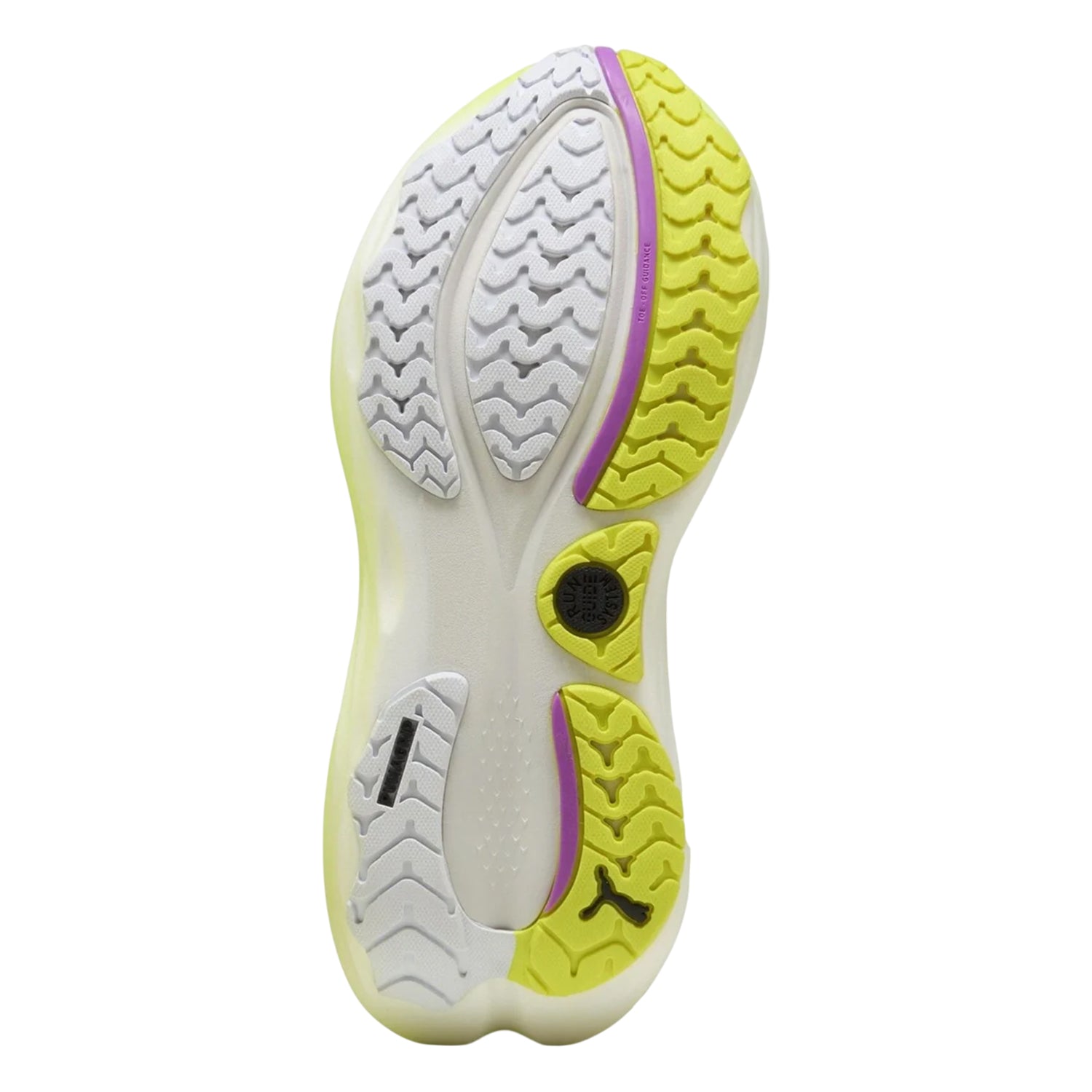 Yellow - Pack Shot - Puma Womens-Ladies Foreverrun Nitro 2 Running Shoes