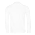 White - Back - Lacoste Mens Long-Sleeved Polo Shirt