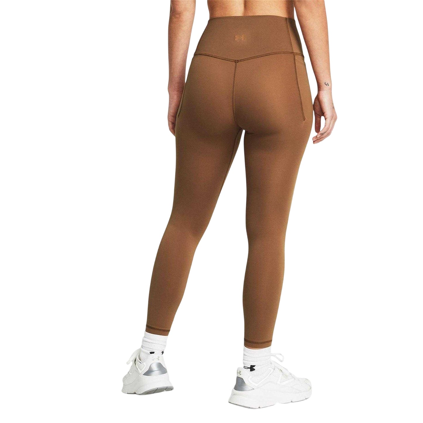 Brown - Lifestyle - Under Armour Womens-Ladies Meridian Leggings