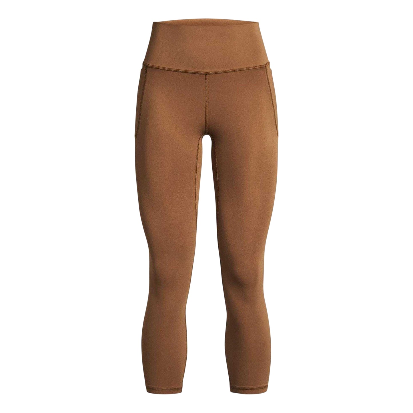 Brown - Front - Under Armour Womens-Ladies Meridian Leggings