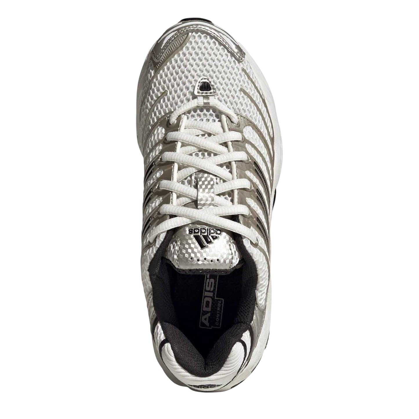 White-Black-Gold - Lifestyle - Adidas Childrens-Kids Adistar Running Trainers