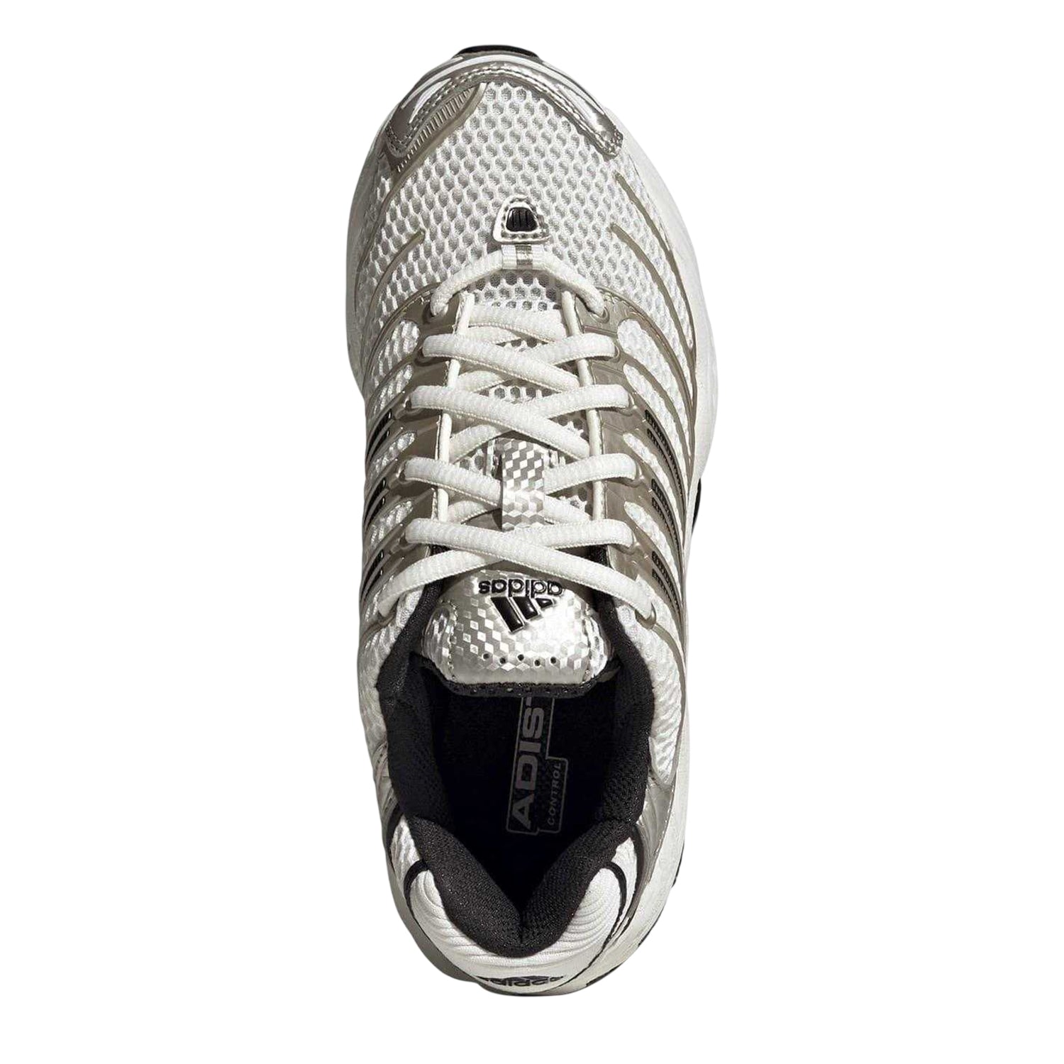 White-Black-Gold - Lifestyle - Adidas Childrens-Kids Adistar Running Trainers