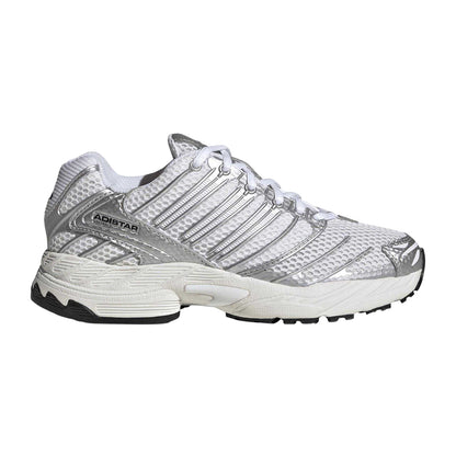 White-Silver - Front - Adidas Childrens-Kids Adistar Running Trainers