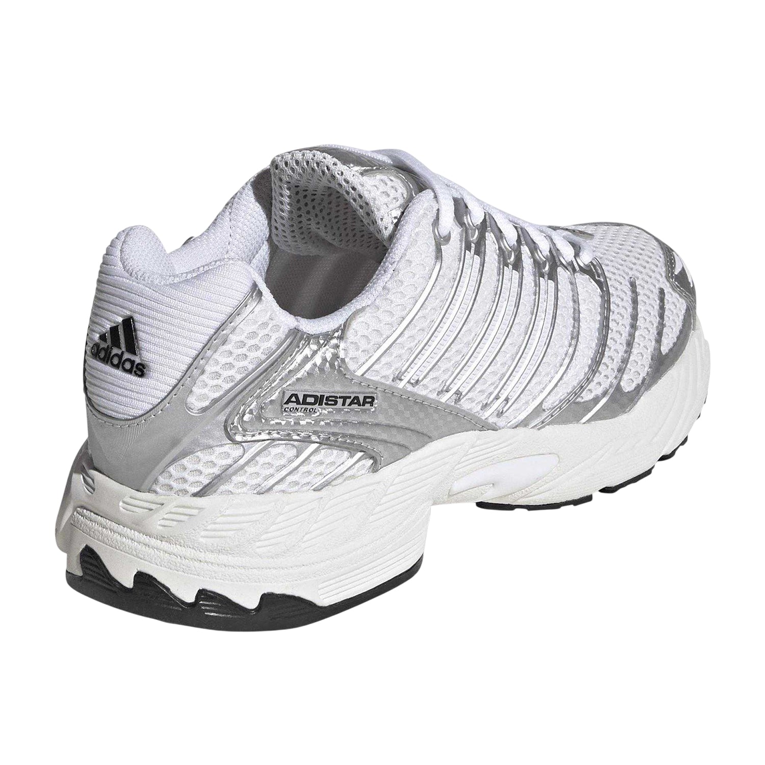 White-Silver - Back - Adidas Childrens-Kids Adistar Running Trainers