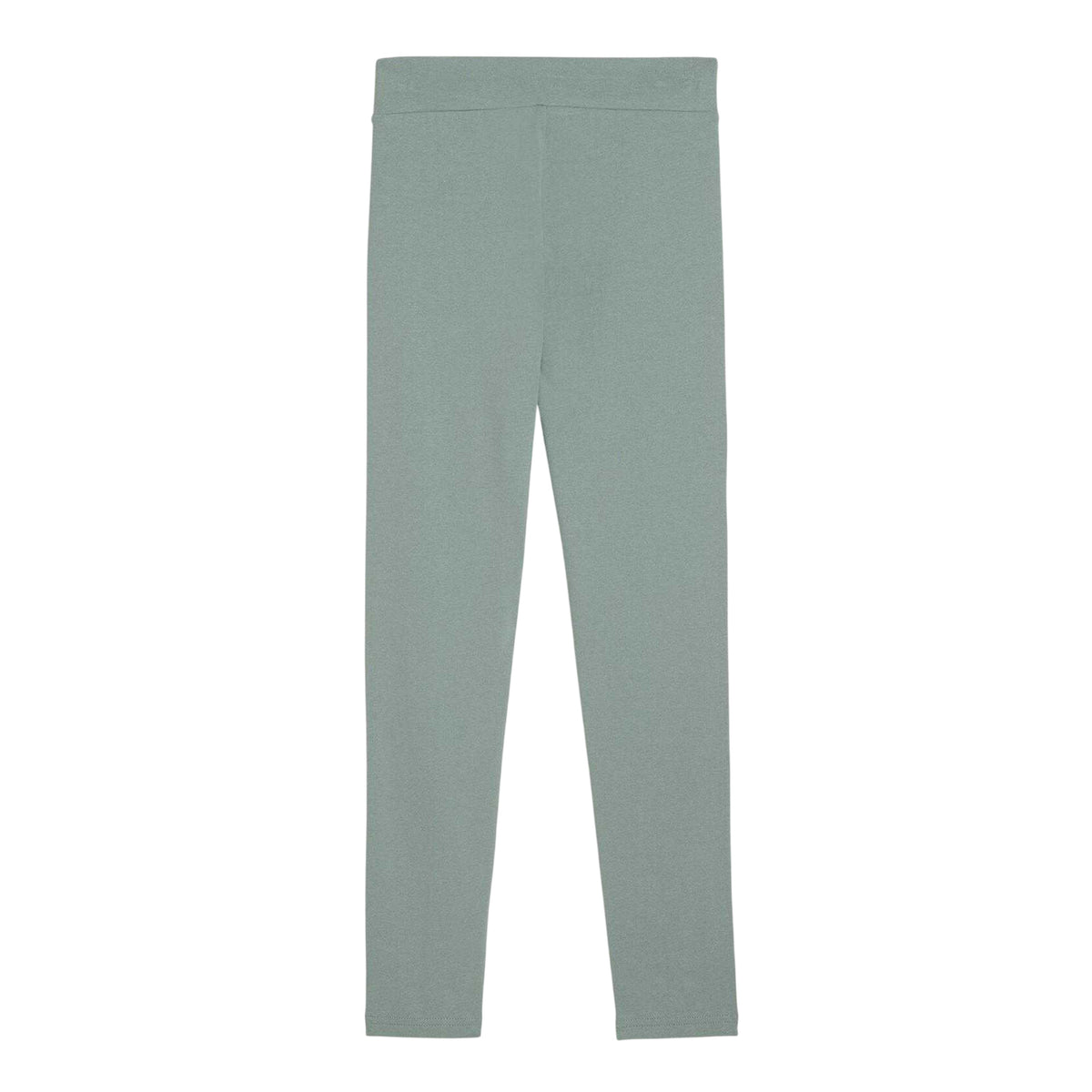 Green - Back - Puma Childrens-Kids Side Stripe Running Leggings