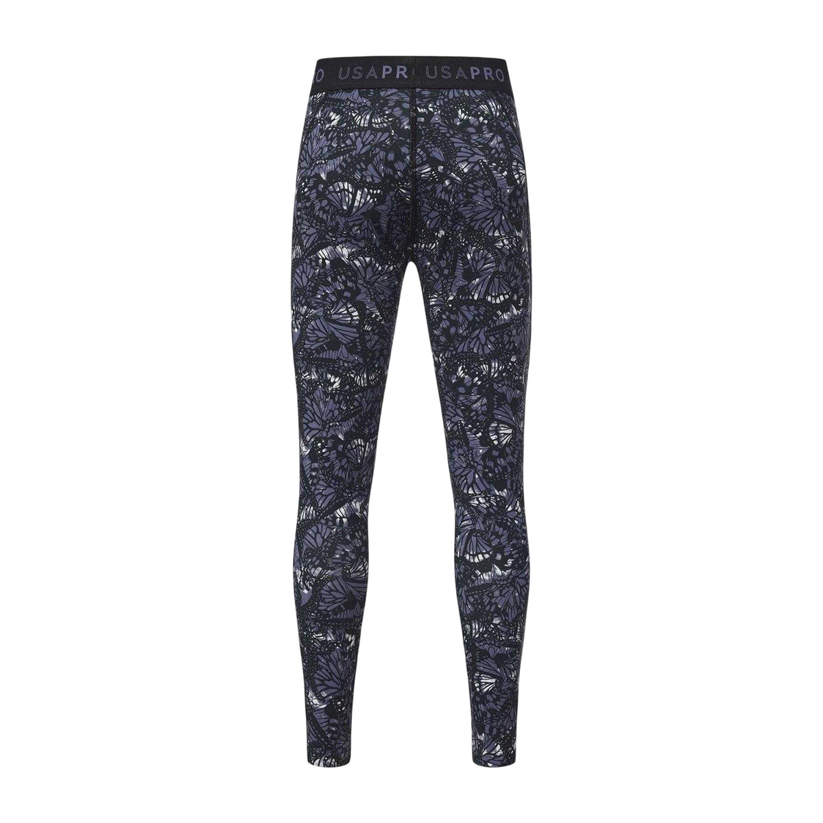 Black - Back - USA Pro Girls Pro Leggings
