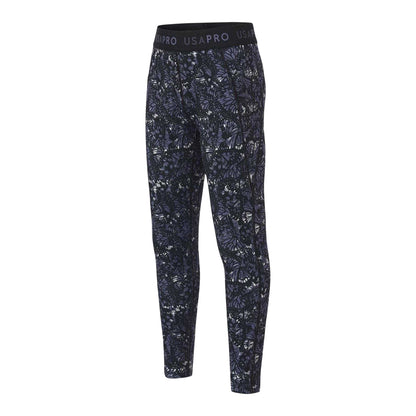 Black - Side - USA Pro Girls Pro Leggings