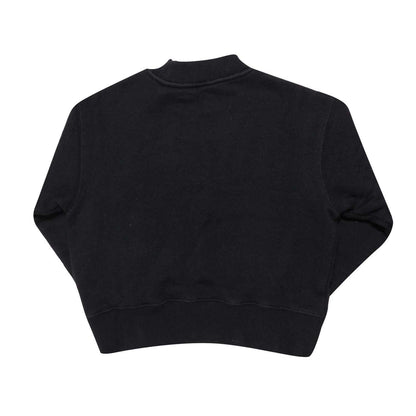 Black-White - Back - Palm Angels Childrens-Kids Over Logo Classic Sweatshirt
