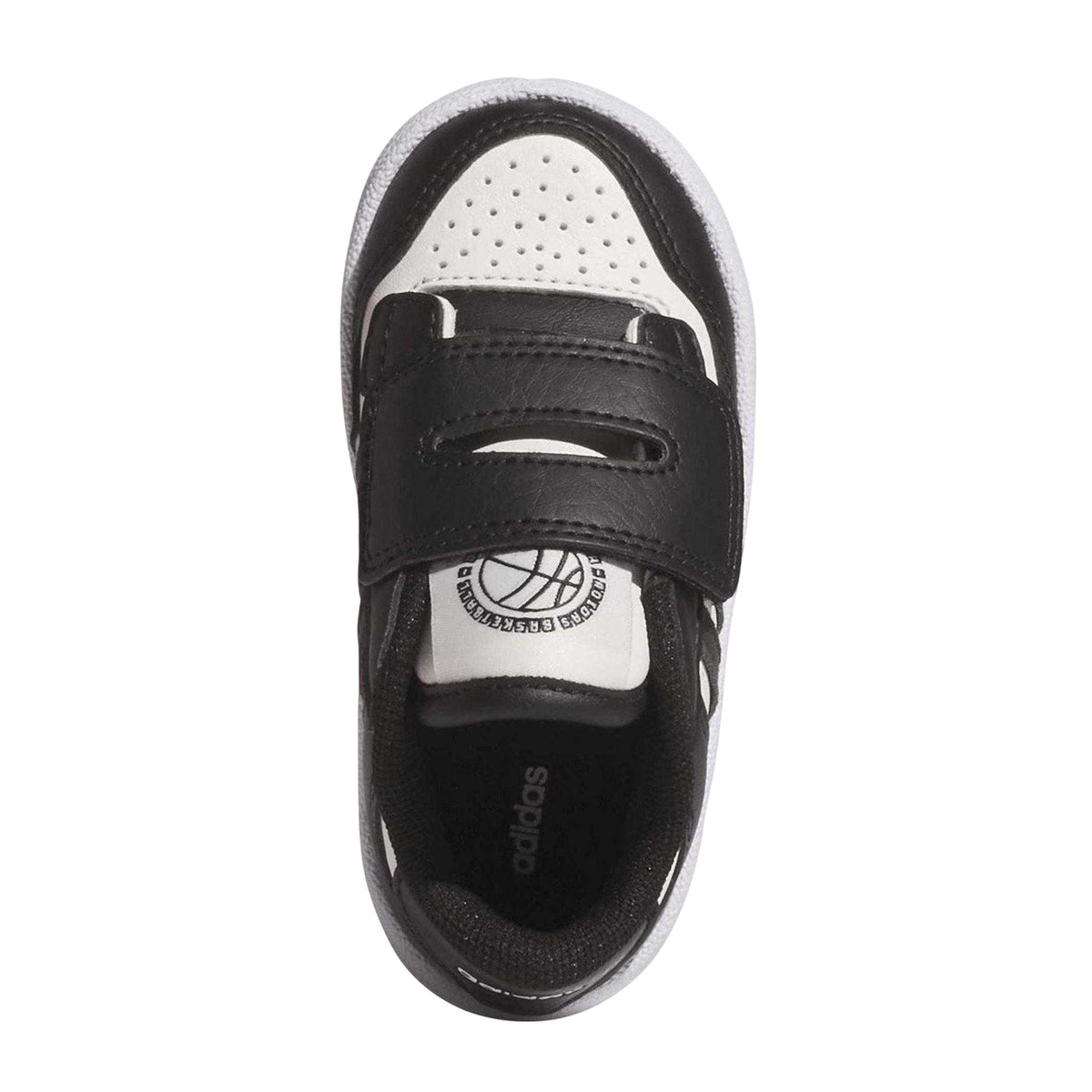 Core Black-Cloud White - Lifestyle - Adidas Childrens-Kids Rapid Court 3 Stripes Low Trainers