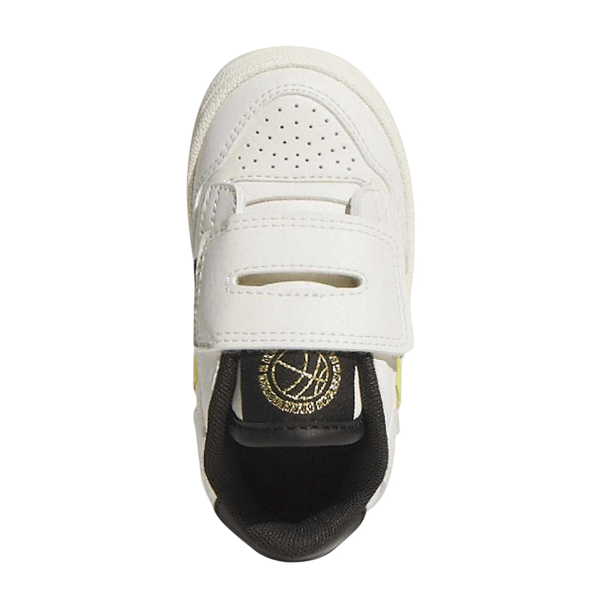 Off White-Core Black - Lifestyle - Adidas Childrens-Kids Rapid Court 3 Stripes Low Trainers