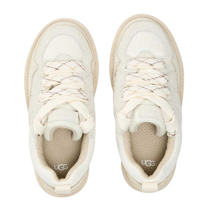 Jasmine - Side - UGG Childrens-Kids Lowmel Suede Low Platform Trainers
