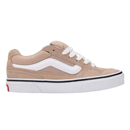 Mushroom - Front - Vans Childrens-Kids Caldrone Suede Trainers