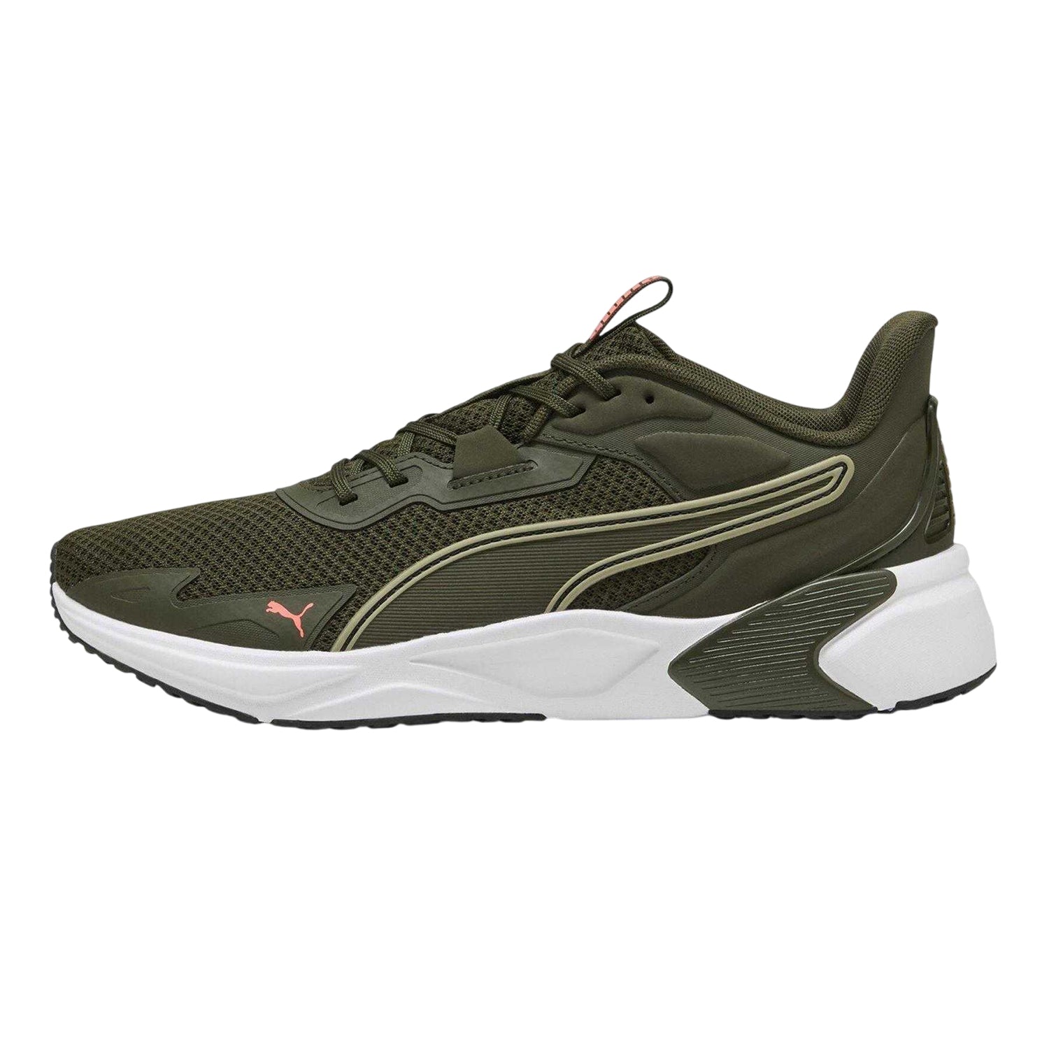 Olive-Luxe-Army - Side - Puma Mens Disperse XT4 Trainers