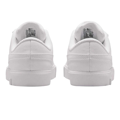 White - Back - Nike Childrens-Kids Court Legacy Low Cut Flat Trainers