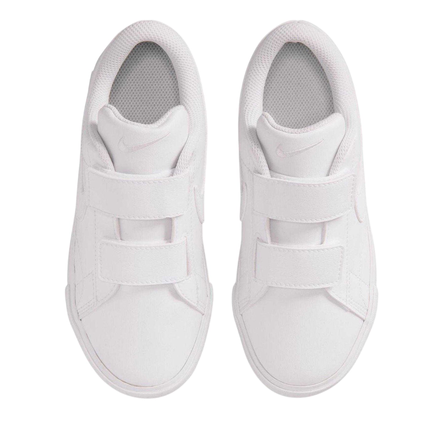 White - Lifestyle - Nike Childrens-Kids Court Legacy Low Cut Flat Trainers