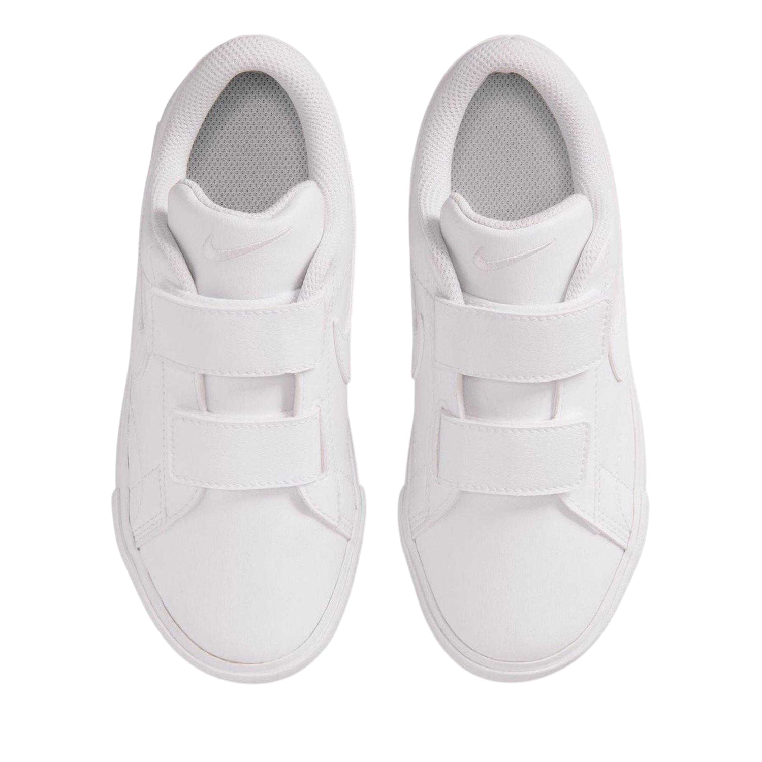 White - Lifestyle - Nike Childrens-Kids Court Legacy Low Cut Flat Trainers