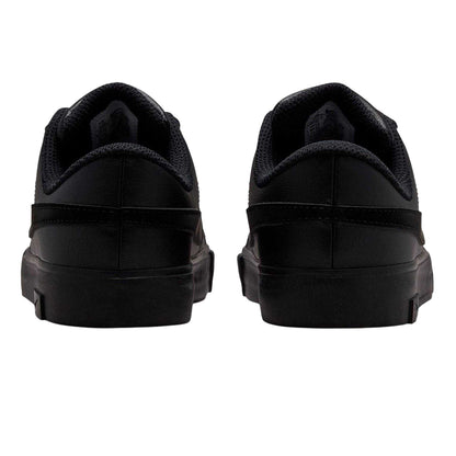 Black - Back - Nike Childrens-Kids Court Legacy Low Cut Flat Trainers