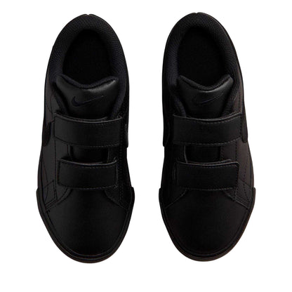 Black - Lifestyle - Nike Childrens-Kids Court Legacy Low Cut Flat Trainers
