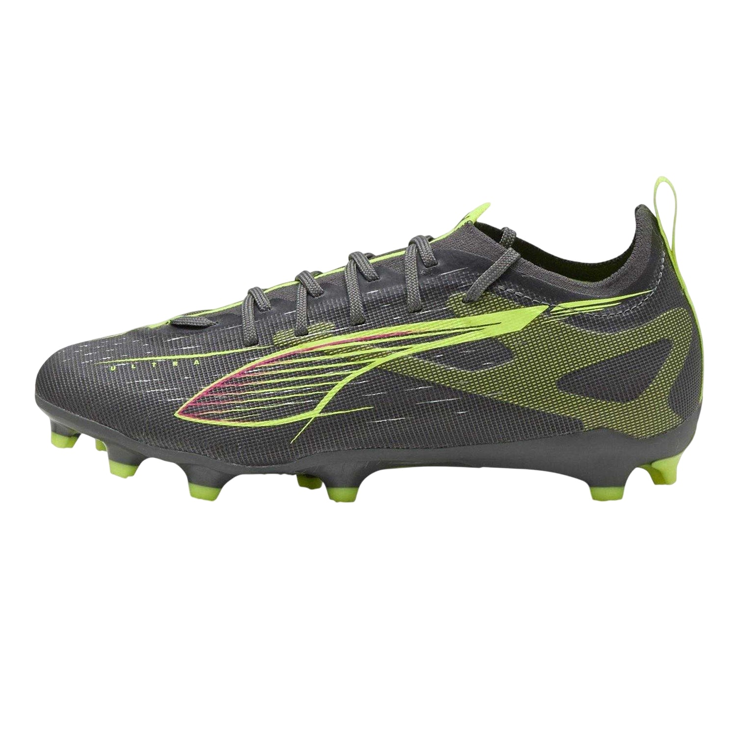 Silver - Back - Puma Childrens-Kids Ultra Pro Firm Ground Football Boots