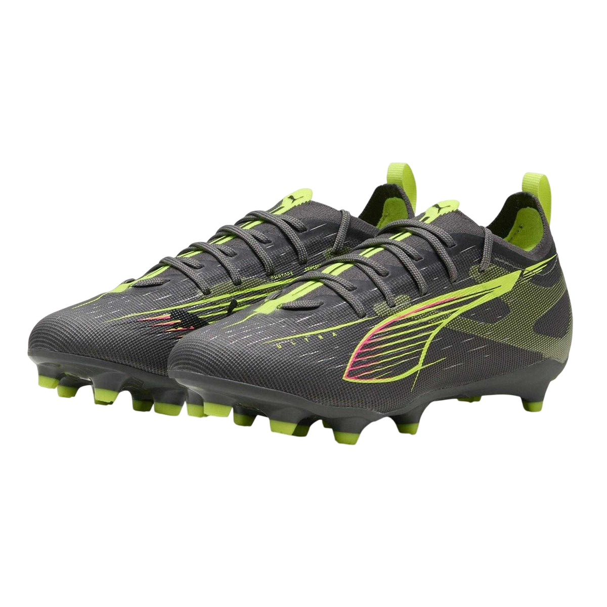 Silver - Side - Puma Childrens-Kids Ultra Pro Firm Ground Football Boots