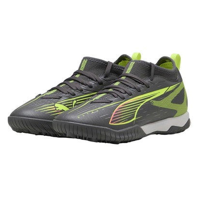 Silver - Side - Puma Childrens-Kids Ultra 5 Match Astro Turf Trainers