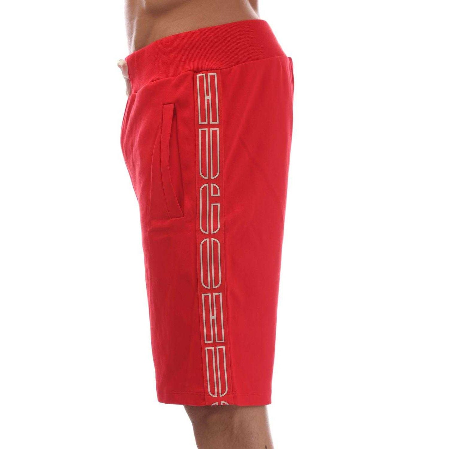 Pink - Side - Hugo Mens Degersho203 Shorts