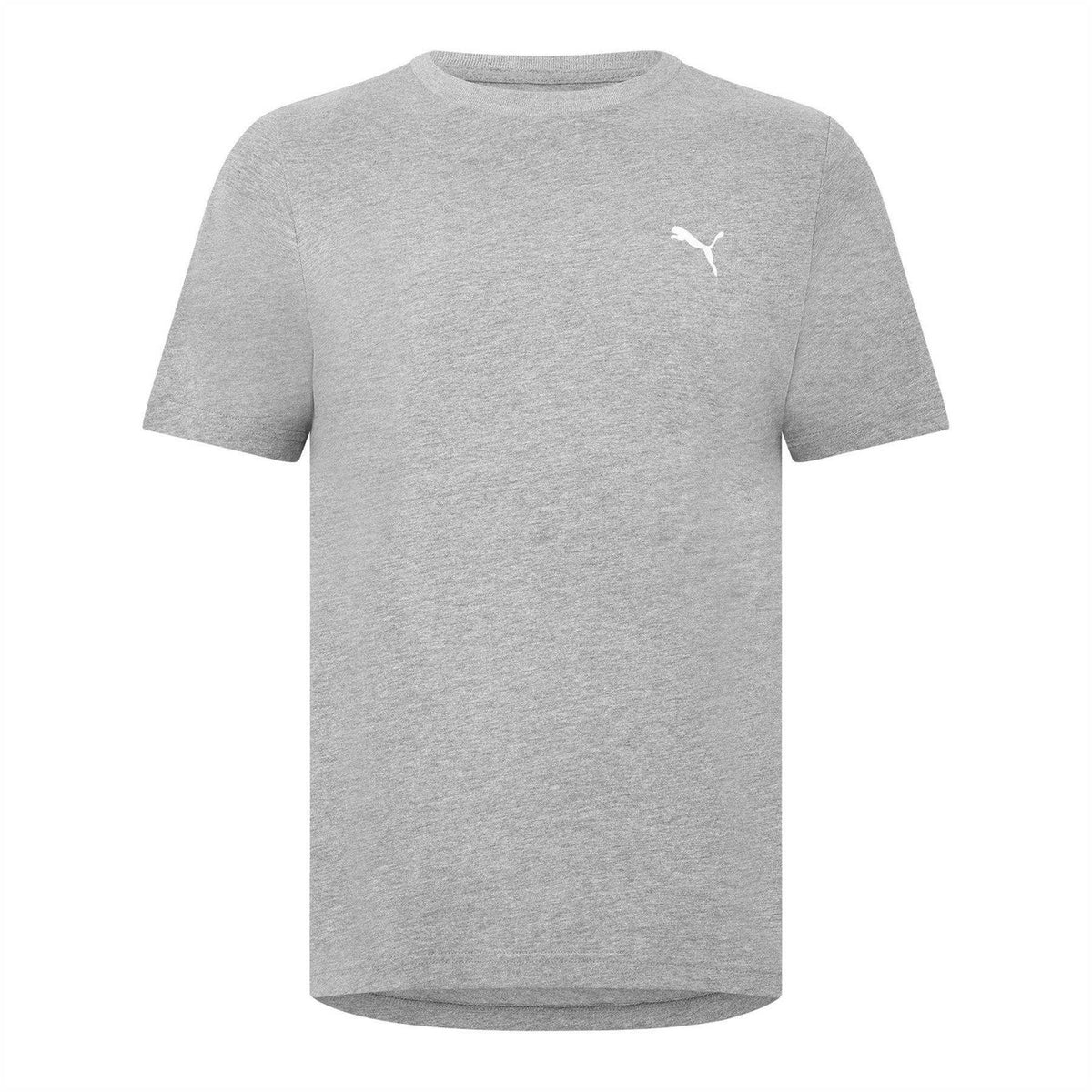 Grey Heather - Front - Puma Mens Blank Base T-Shirt