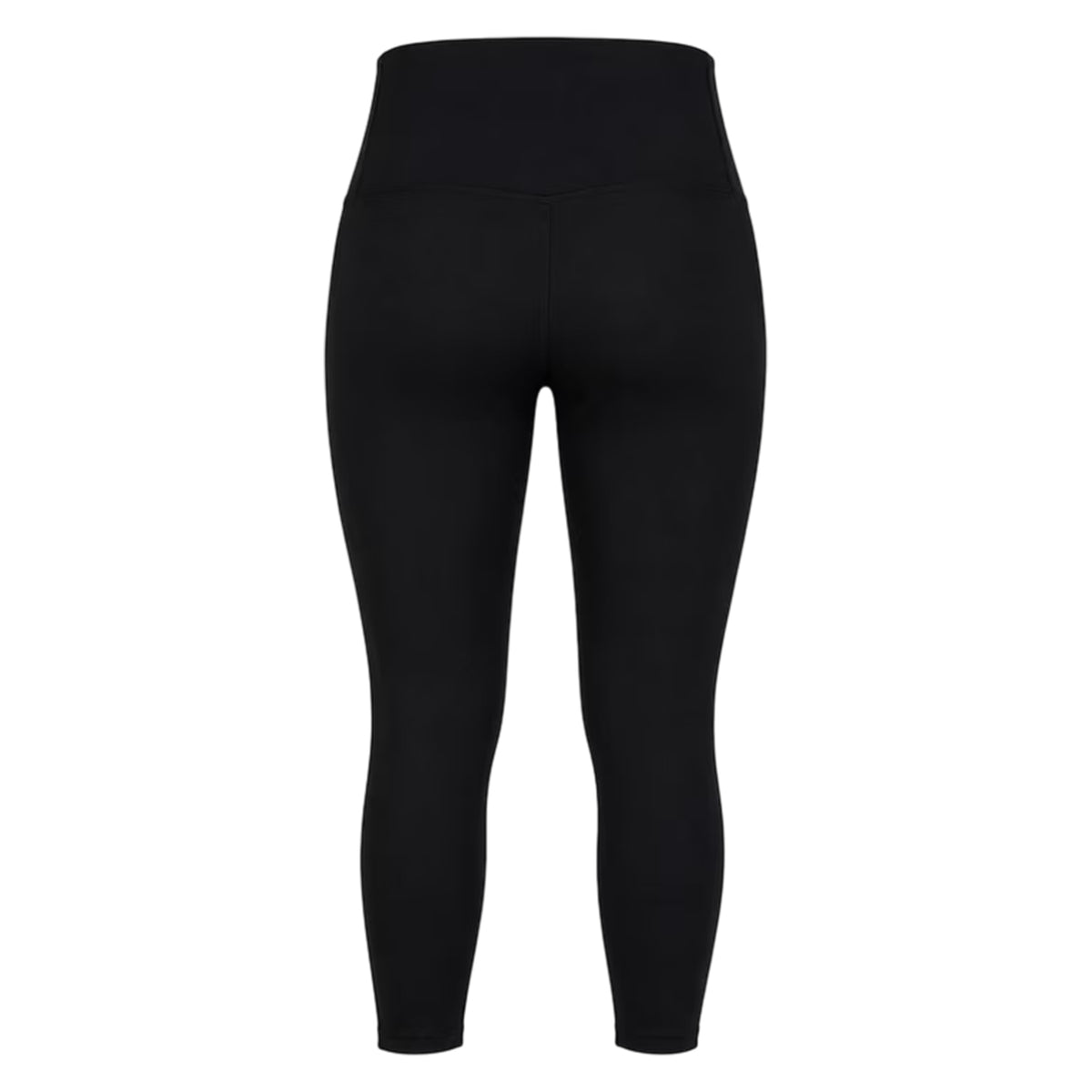 Black - Back - Miso Womens-Ladies Plain Lightweight Slim Capri