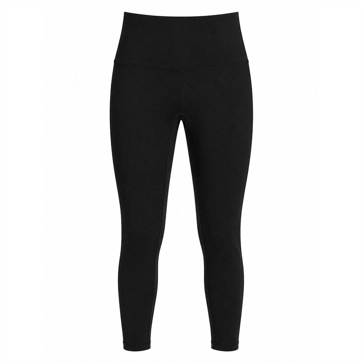 Black - Front - Miso Womens-Ladies Plain Lightweight Slim Capri