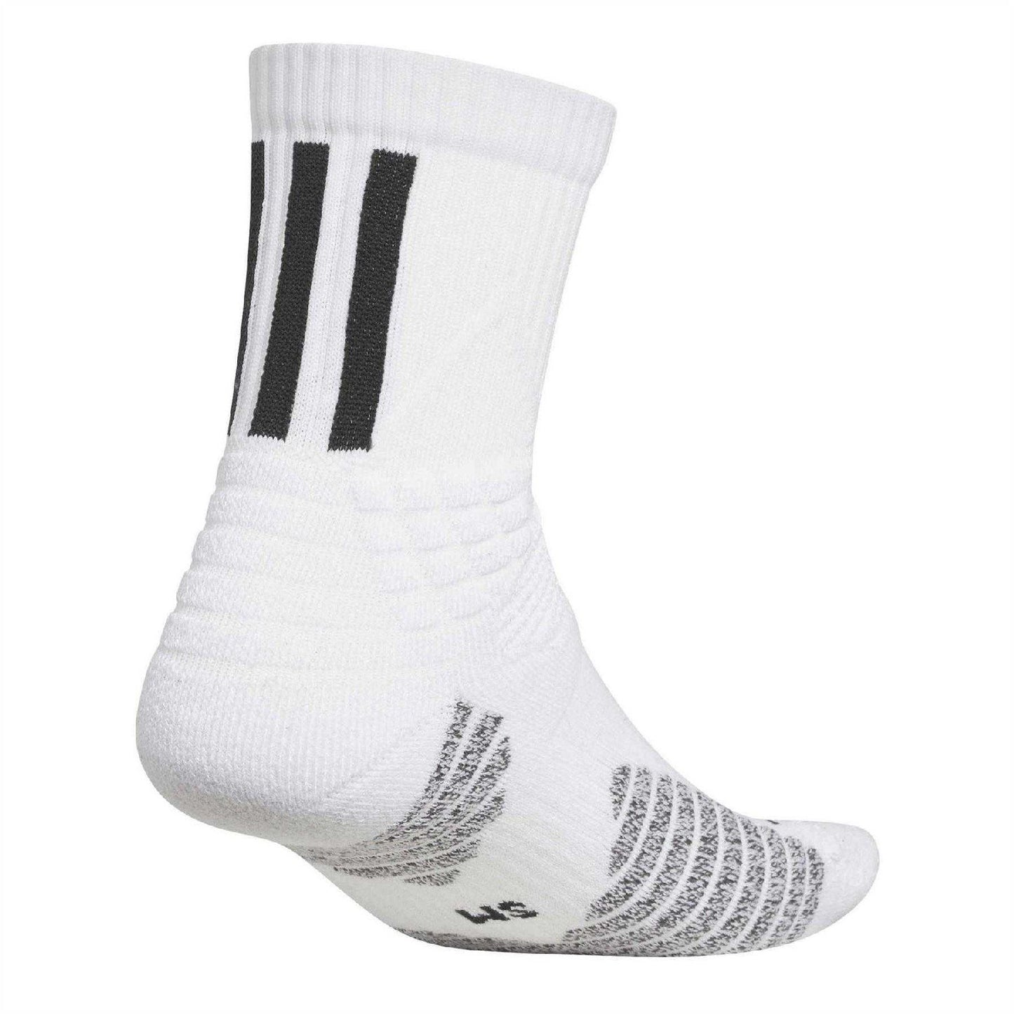 White-Black - Back - Adidas Unisex Adult Select Ankle Socks