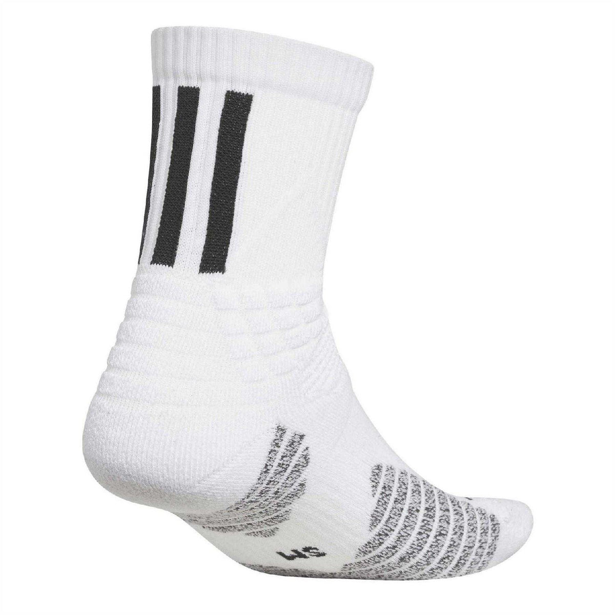 White-Black - Back - Adidas Unisex Adult Select Ankle Socks