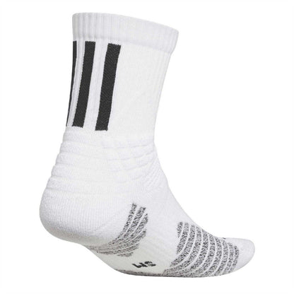 White-Black - Back - Adidas Unisex Adult Select Ankle Socks