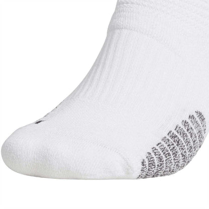 White-Black - Side - Adidas Unisex Adult Select Ankle Socks