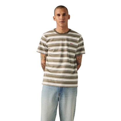 Green - Lifestyle - Levis Mens Original Contrast Striped T-Shirt