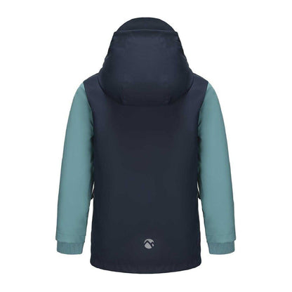 Green-Blue - Back - Gelert Childrens-Kids Colour Block Hooded Regular Raincoat