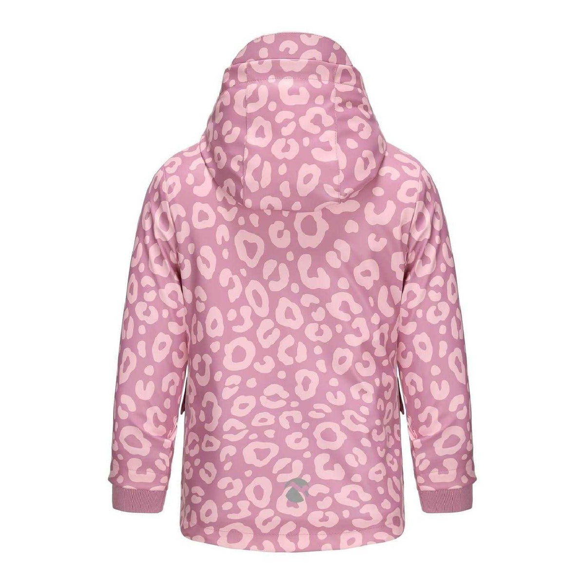 Pink - Back - Gelert Childrens-Kids Leopard Print Raincoat