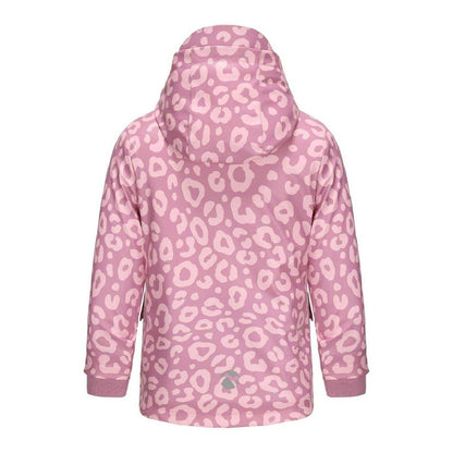 Pink - Back - Gelert Childrens-Kids Leopard Print Raincoat